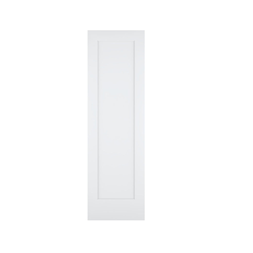 24"x80" 1-Panel Shaker Style White Primed Hollow Core Interior Door Slab H124381