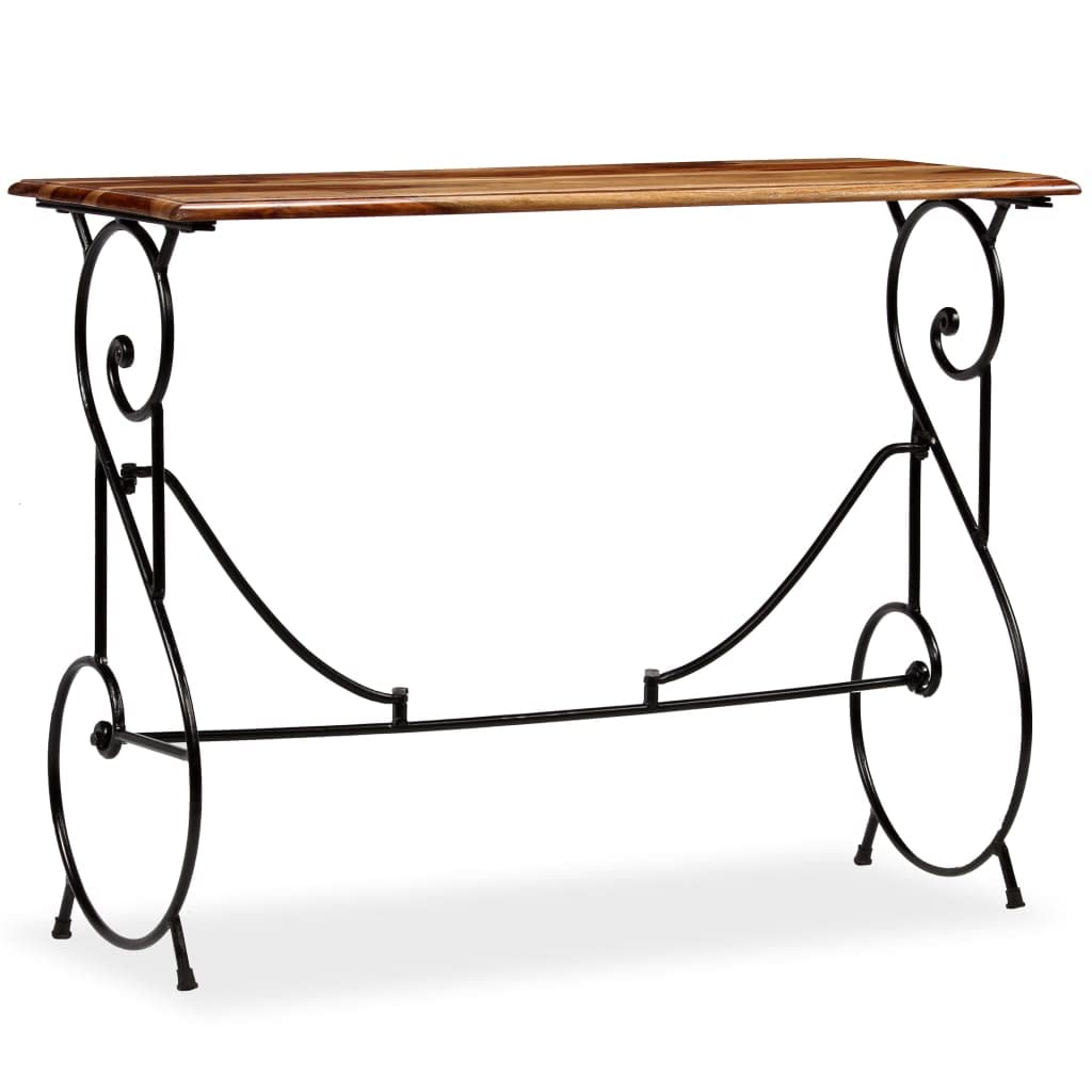Solid Sheesham Wood Console Table H701105