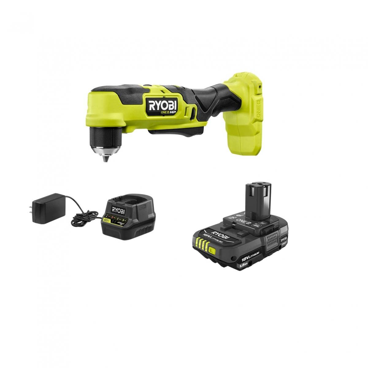 18V Brushless Cordless Compact 3/8 in. Right Angle Drill Kit Y76250