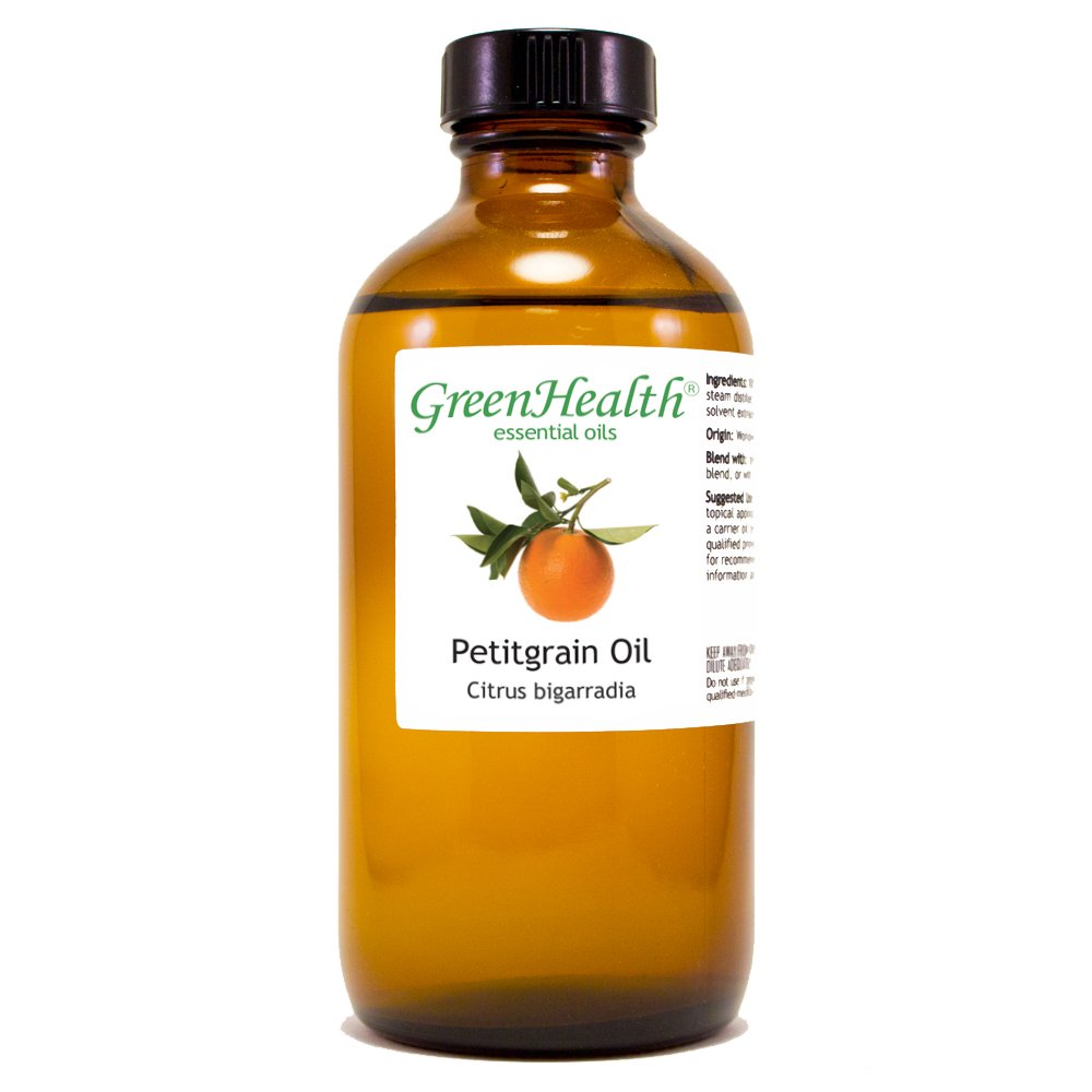 Petitgrain 8 fl oz Glass Bottle Pure Essential Oil N258896