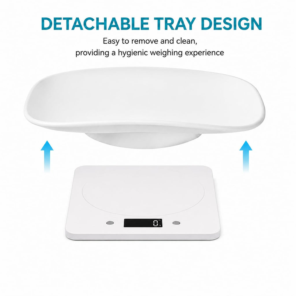 Digital Pet Scale with Removable Tray & Tape Measure W59709