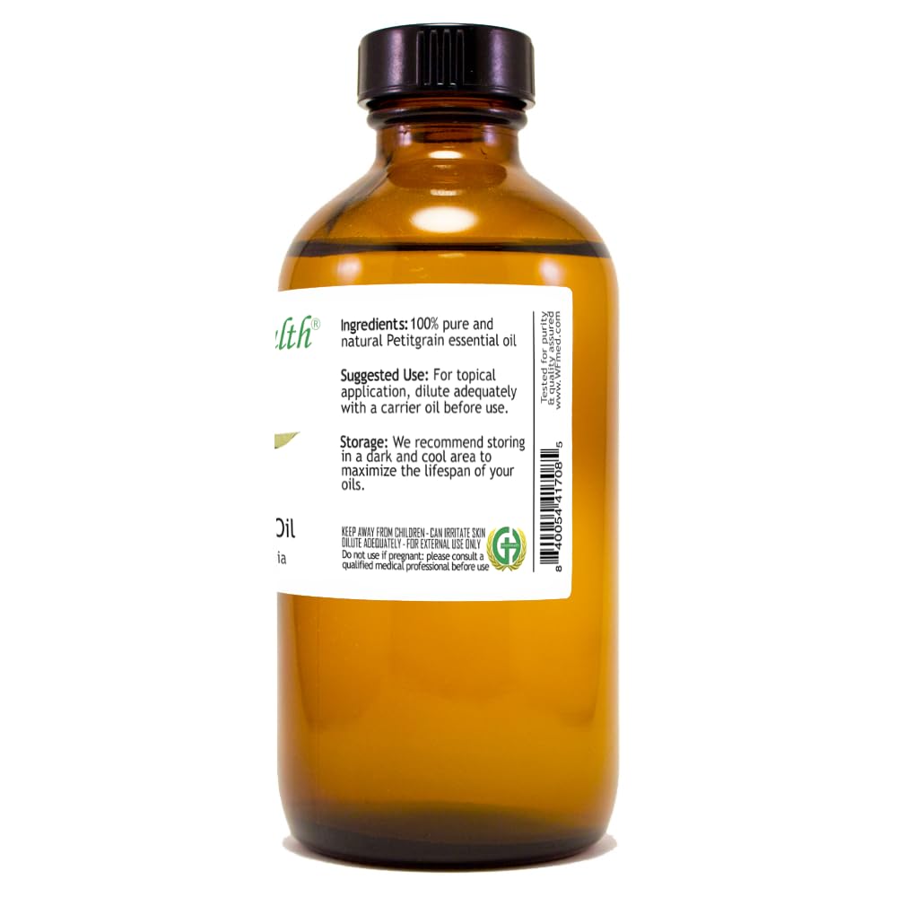 Petitgrain 8 fl oz Glass Bottle Pure Essential Oil N258896
