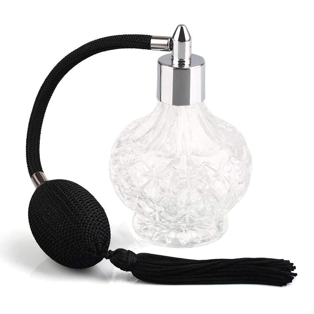 80ml Clear Crystal Vintage Style Perfume Bottle W205936