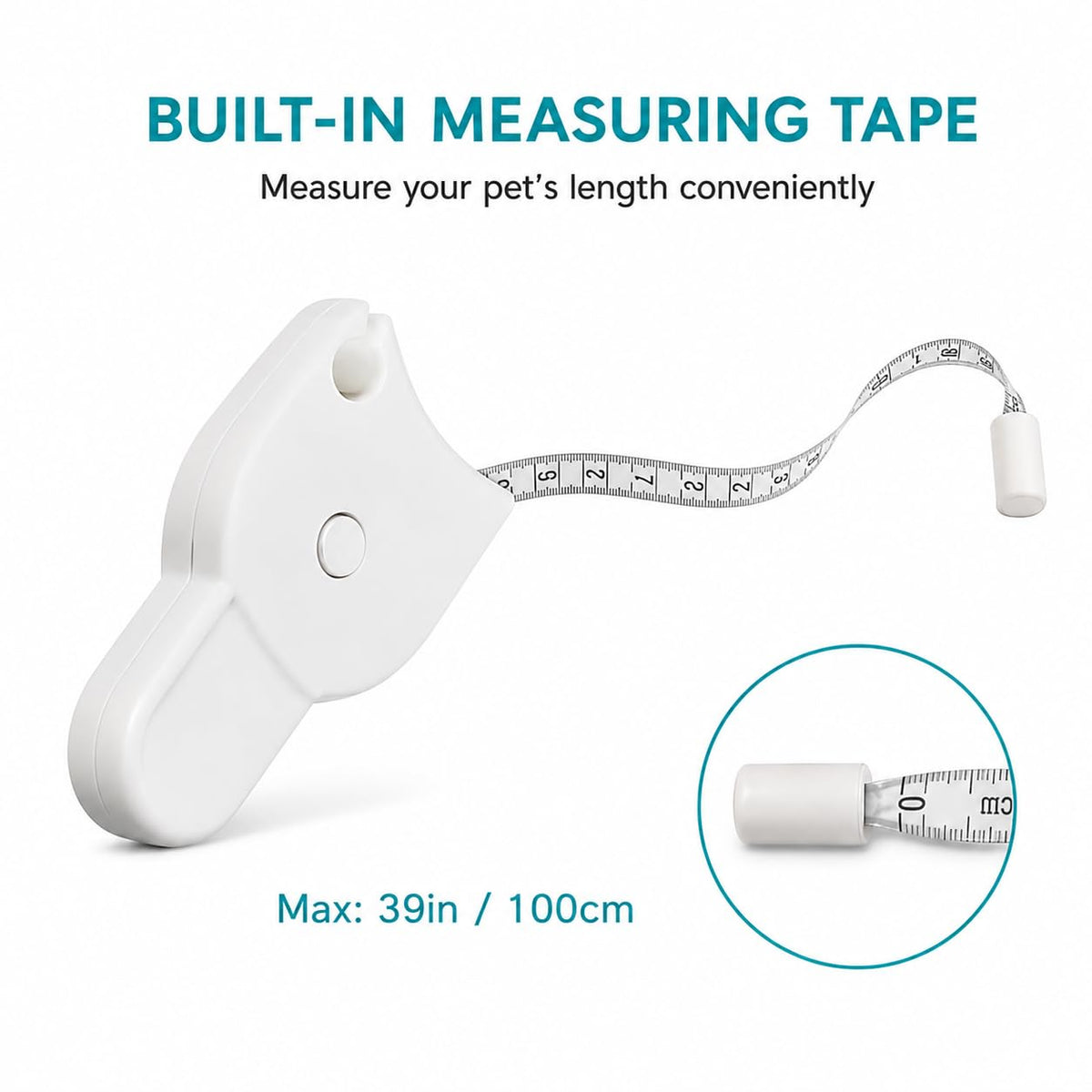 Digital Pet Scale with Removable Tray & Tape Measure W59709