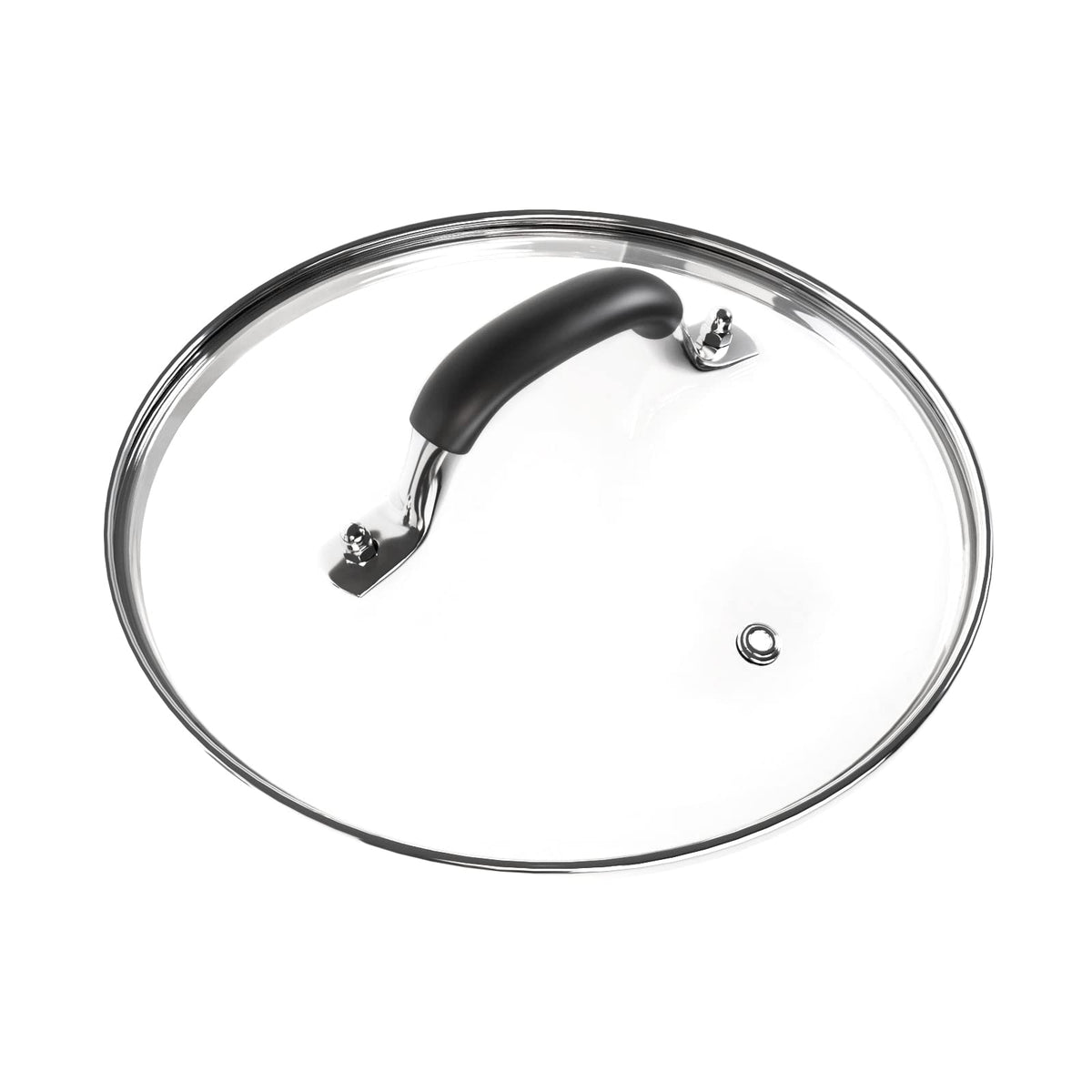 10 Inch Tempered Glass Lid with Silicone Handle O9064