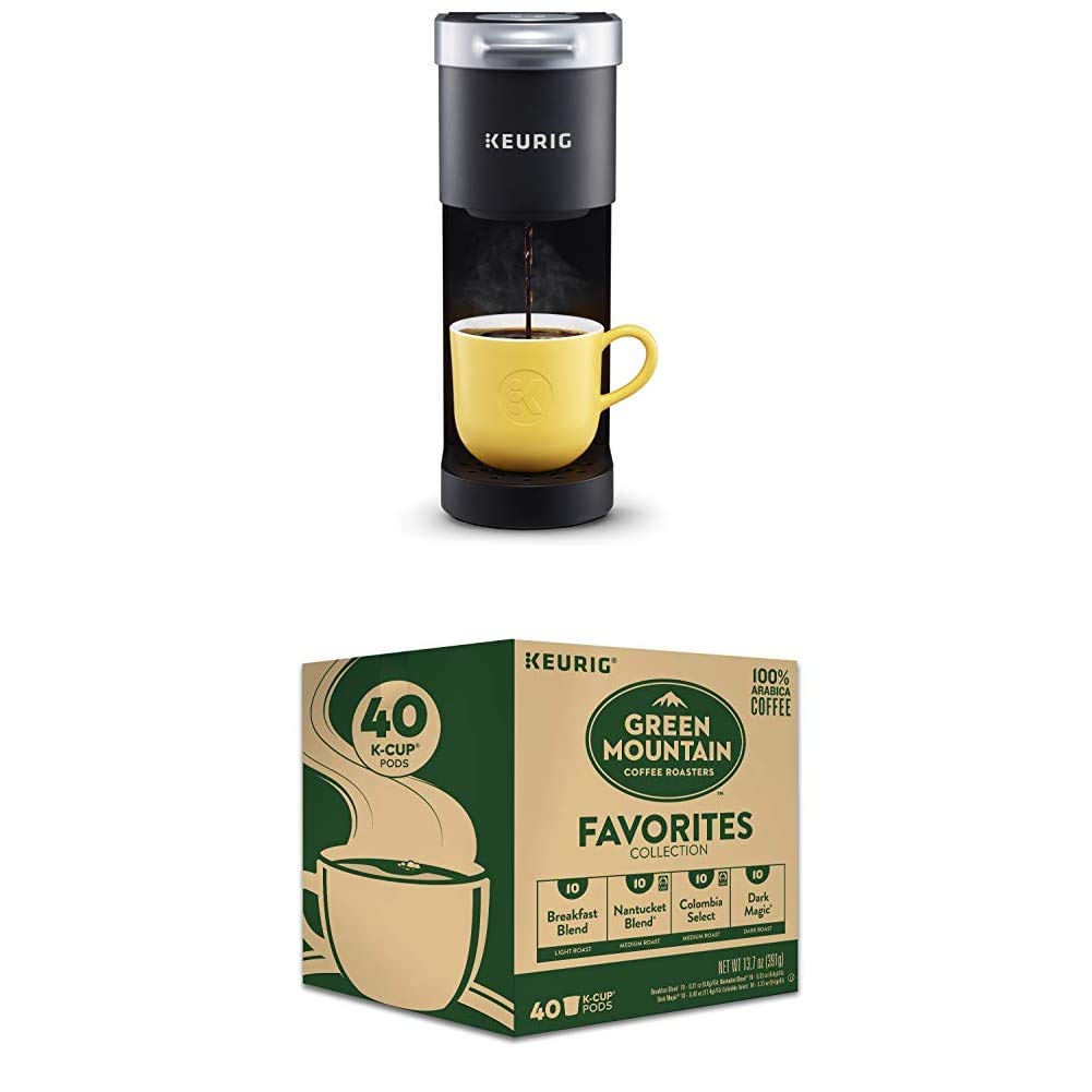 Single Serve Coffee Maker, 6 to 12 oz. Brew Sizes, Black B7903