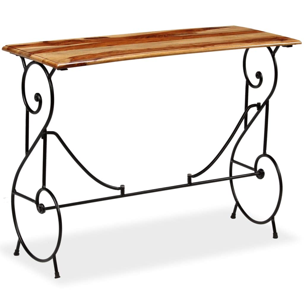 Solid Sheesham Wood Console Table H701105