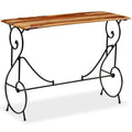 Solid Sheesham Wood Console Table H701105