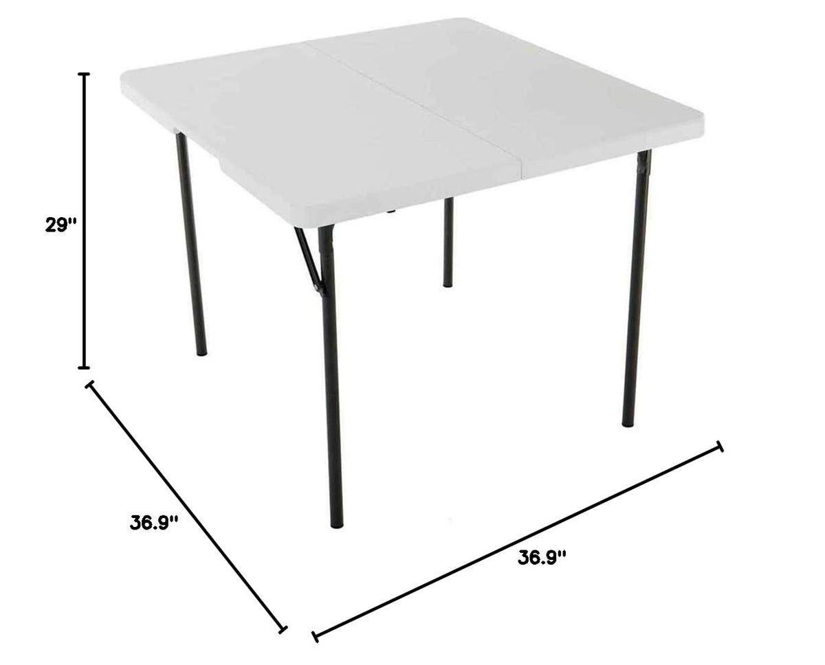 37-Inch Square Fold-in-Half Table O27434
