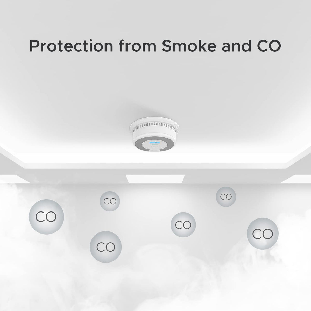 Combination Smoke & CO Alarm, 10-Year Battery, 3-Pack Z2172