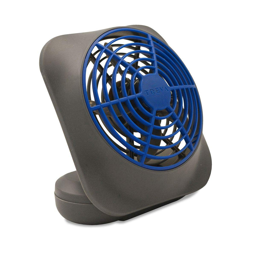 Portable Battery Powered Desk Fan 2-Speed Dark Blue Y75316