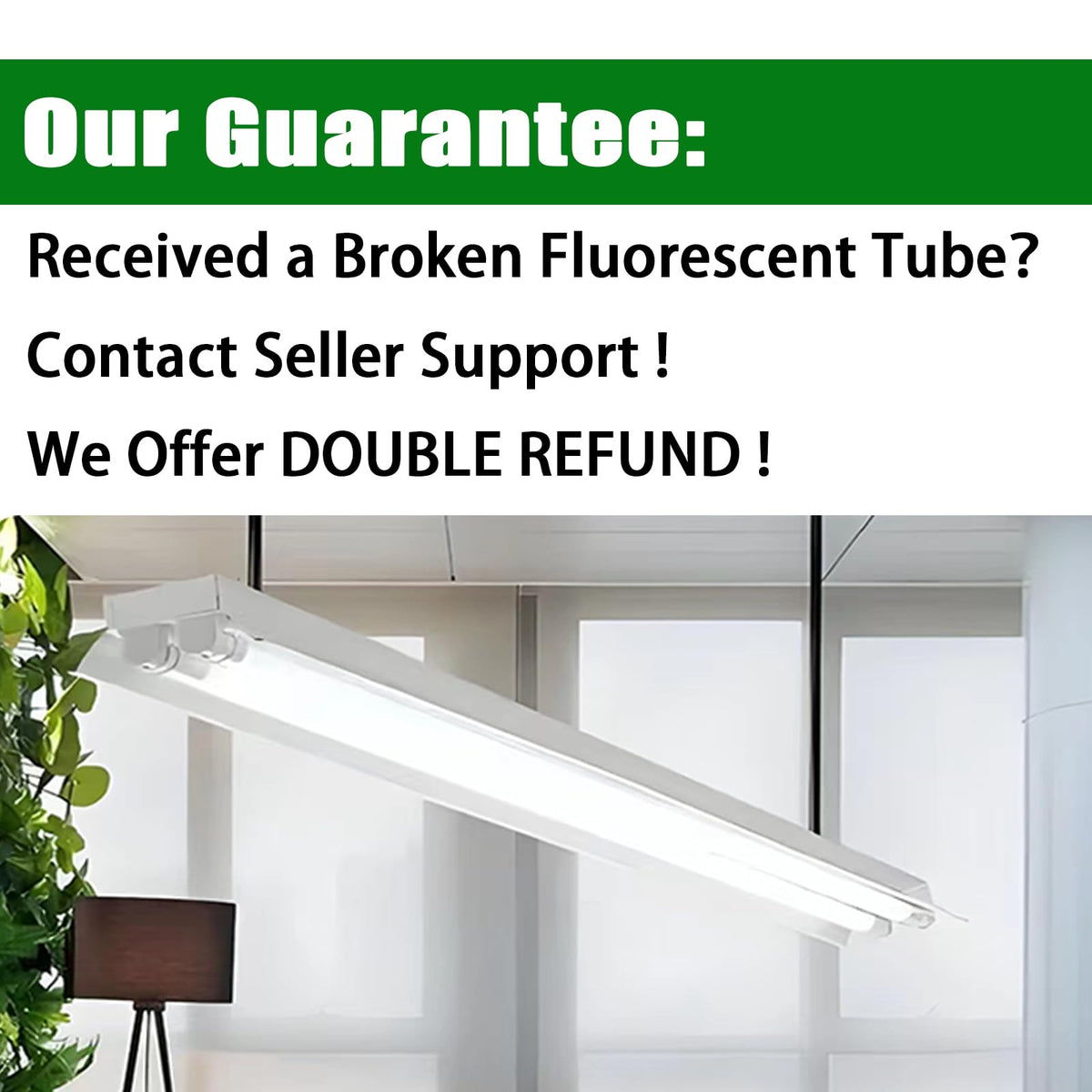 20 Watt Soft Warm White T12 Fluorescent Tube Light Bulb 24 Inch 4 Count V669