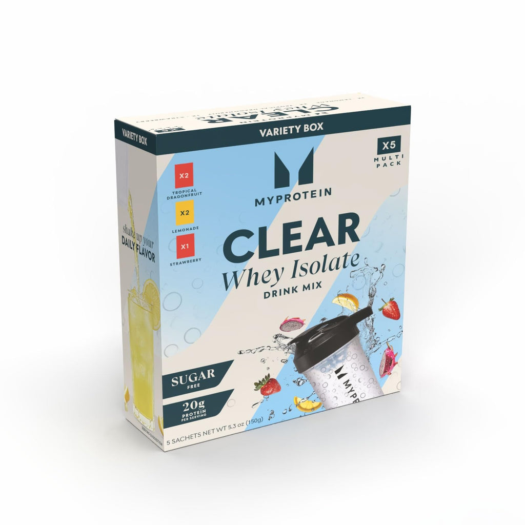 Clear Whey Isolate Protein Powder Drink Mix 5 Count Variety Pack J70592