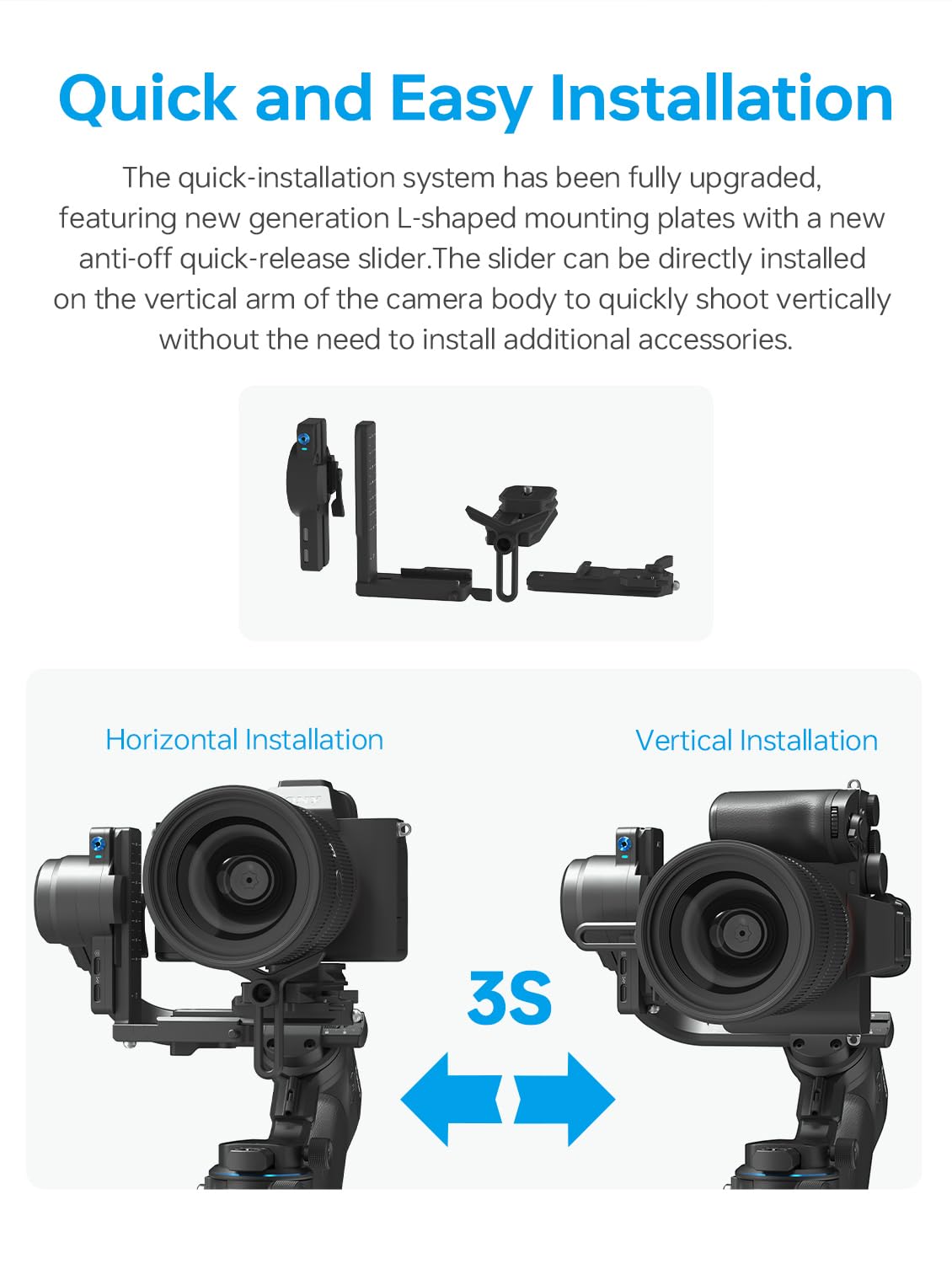 Camera Gimbal Stabilizer with AI Tracking S109487