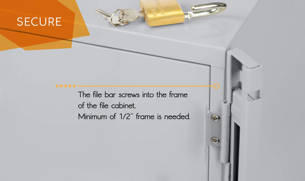 Locking Bar 2 Drawer File Cabinet X82773