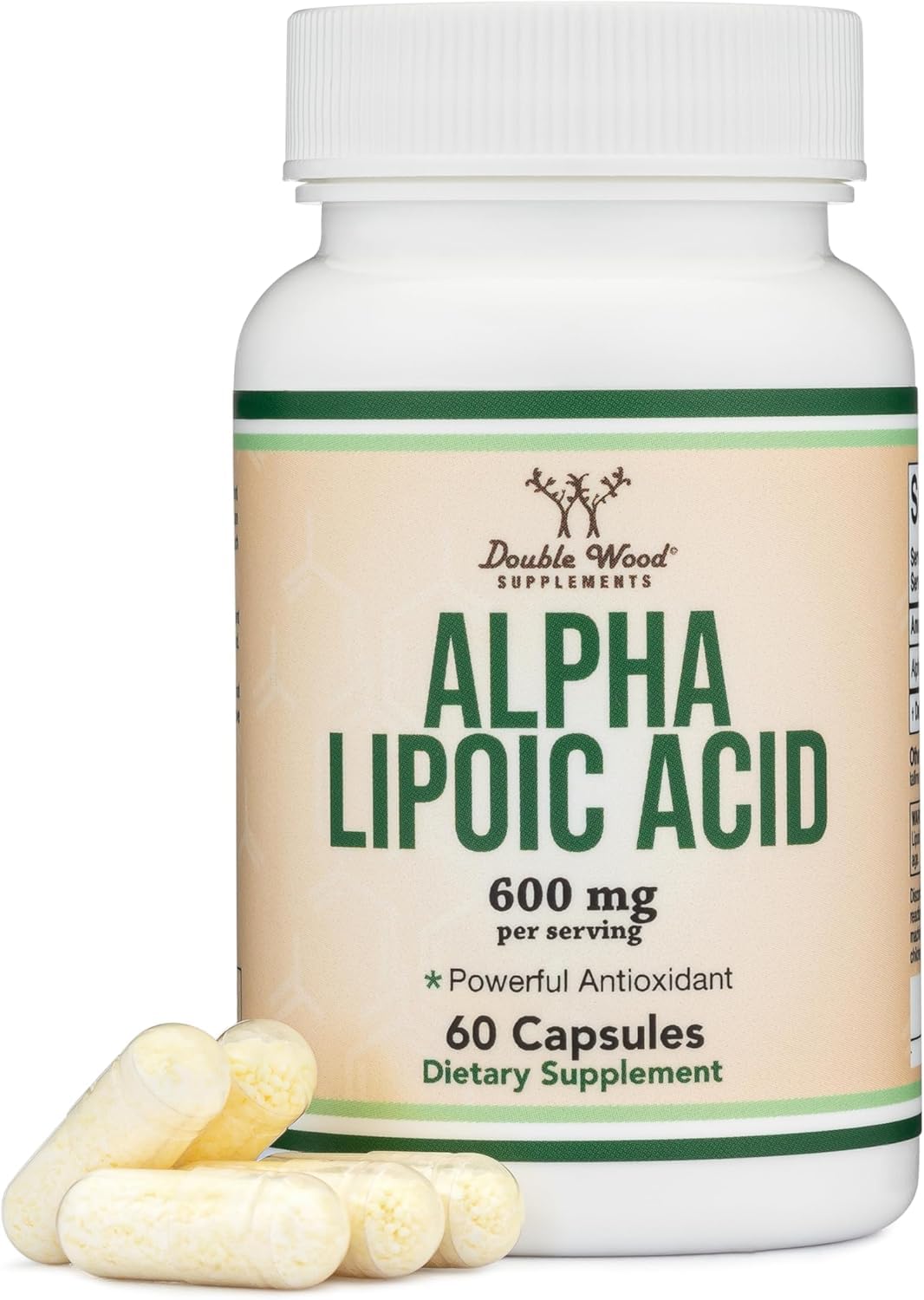 Alpha Lipoic Acid 600mg 60 Capsules Q7696