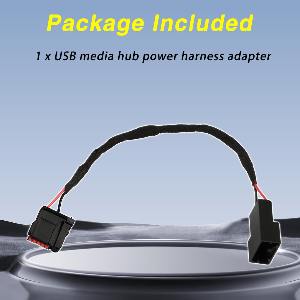 USB Media Hub Module Power Adapter Harness Wiring H7849