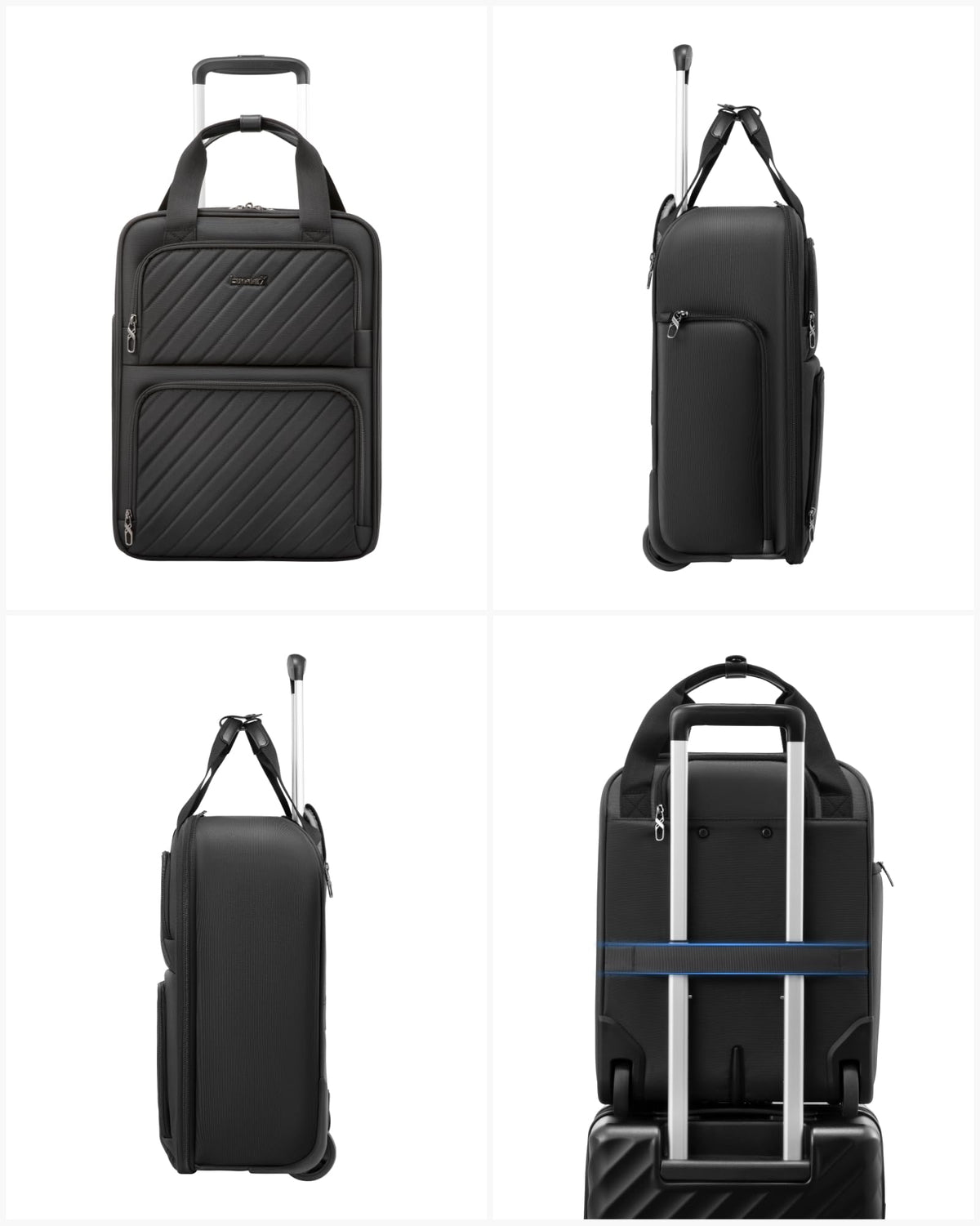Black Softside Underseat Carry On Bag Z328869