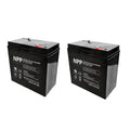 6V 36Ah Rechargeable Sealed Lead Acid Battery 4 Pcs J201