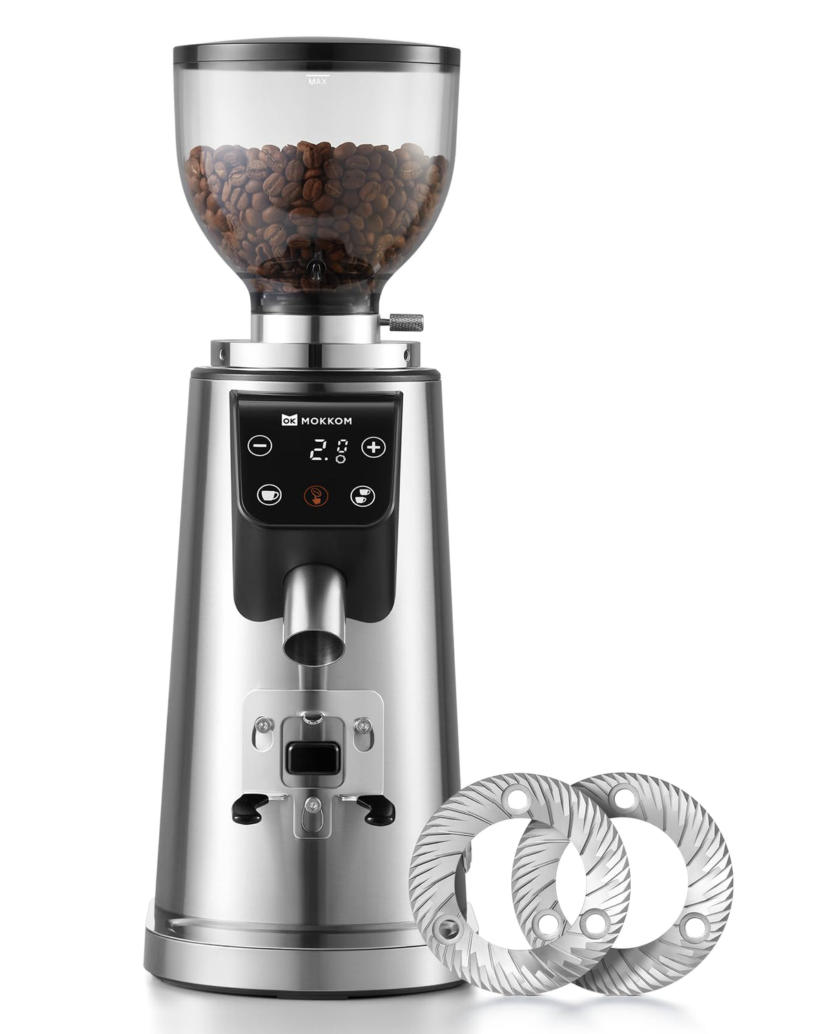 64mm Flat Burr Coffee Grinder F864743
