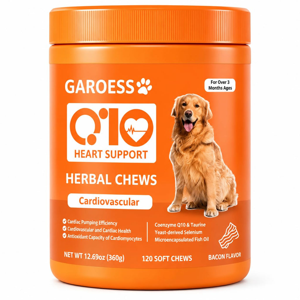 Bacon Flavor 120 Count CoQ10 Chews for Dogs U674711