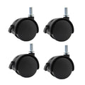 1.5 Inch Locking Swivel Caster Wheels 4 Pack Q648426