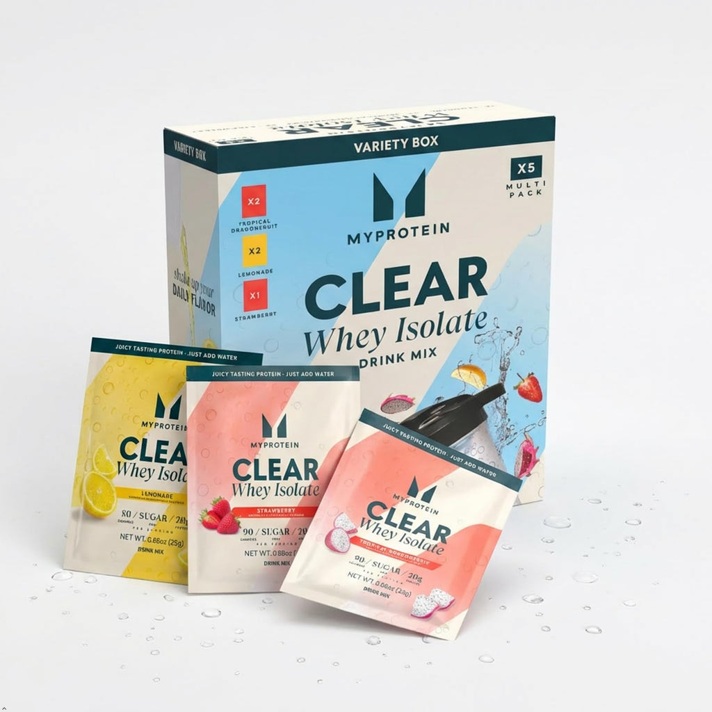 Clear Whey Isolate Protein Powder Drink Mix 5 Count Variety Pack J70592