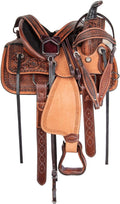 Leather Horse Saddle Set with Tack & Stirrups H169866