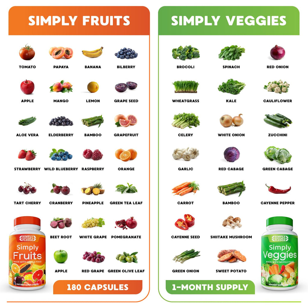 Fruits & Vegetables Supplement, 540 Capsules, 6-Pack I728568