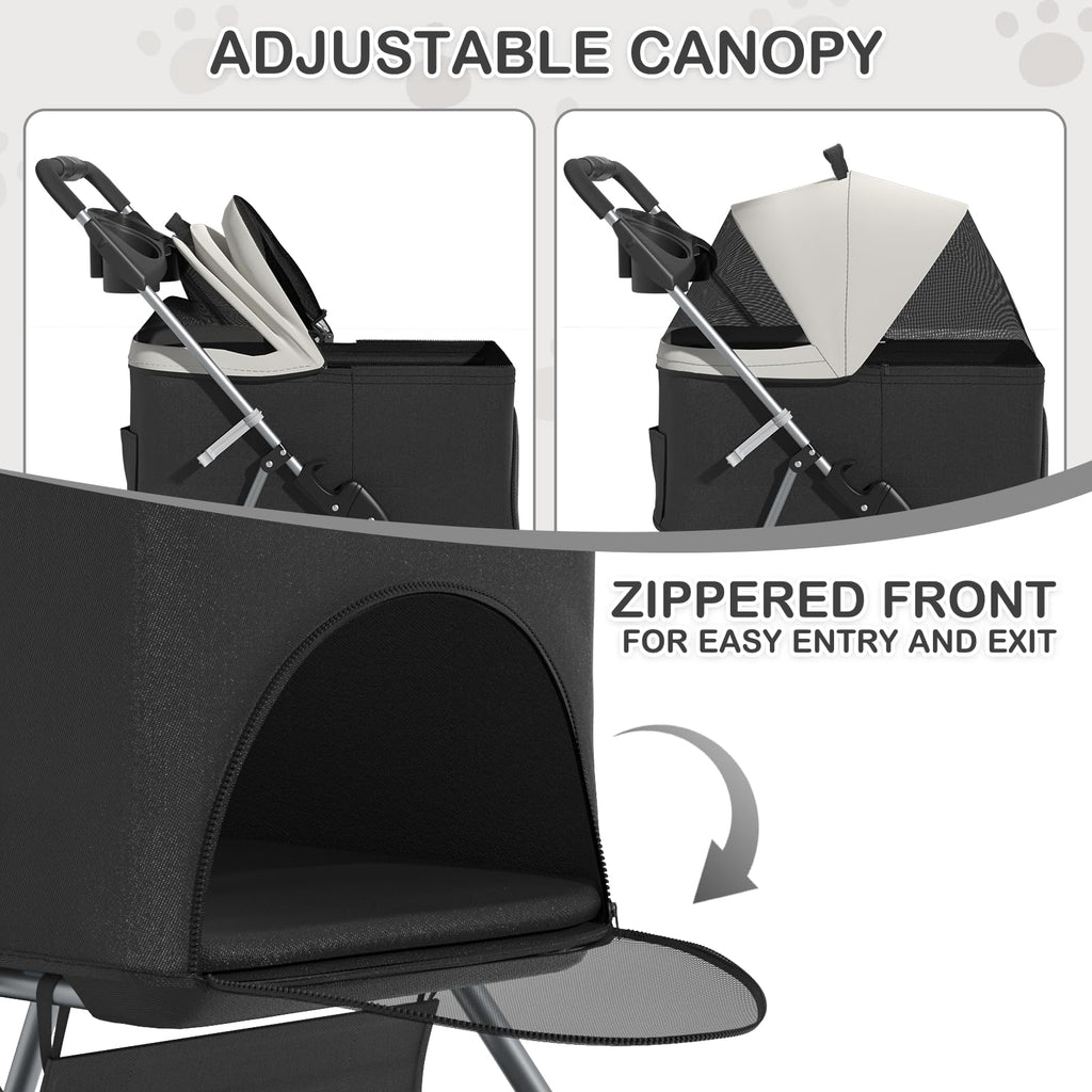 Foldable Pet Stroller T8571