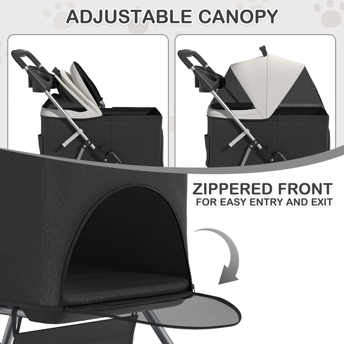 Foldable Pet Stroller T8571