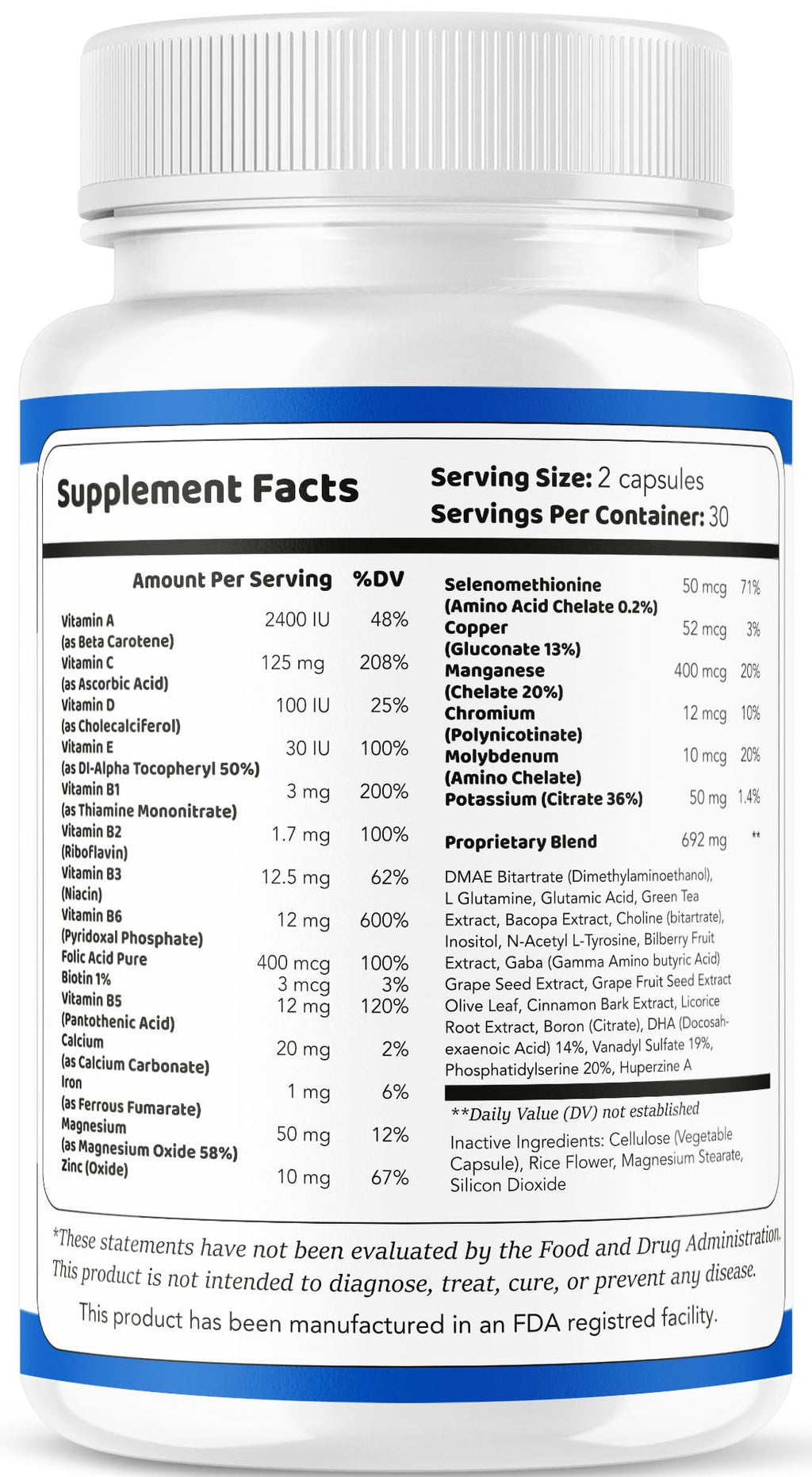 Memory Supplement 180 Capsules S478461