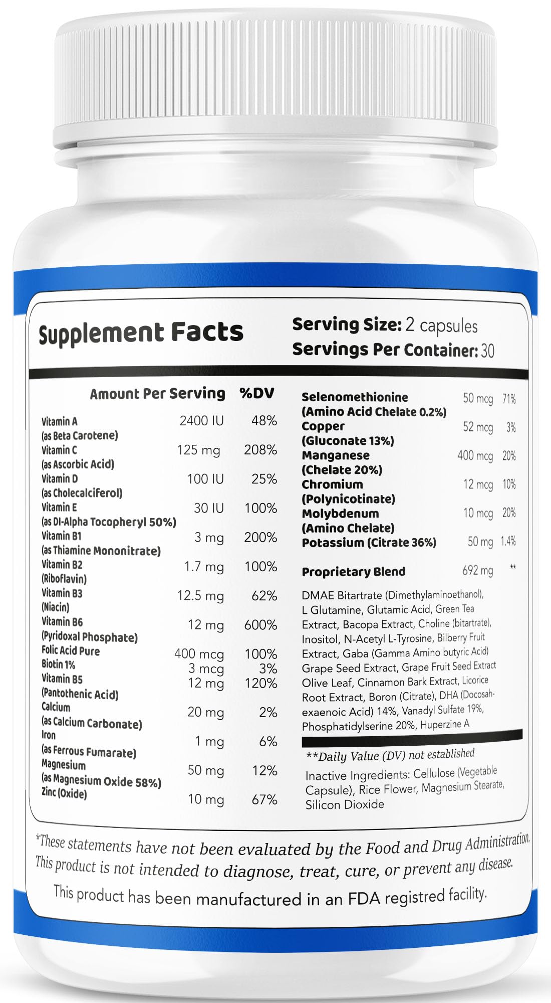 Memory Supplement 180 Capsules S478461