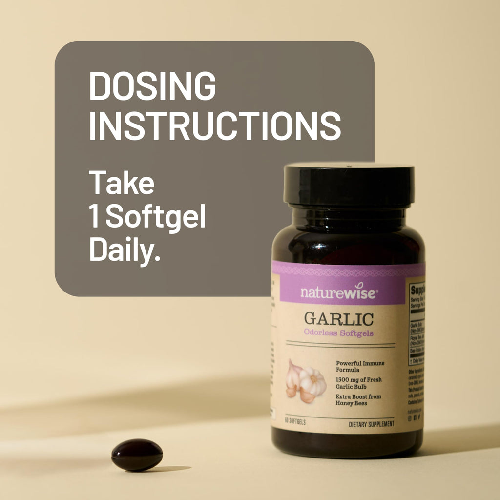 Odorless Garlic Softgels with Royal Jelly & Pollen S1005