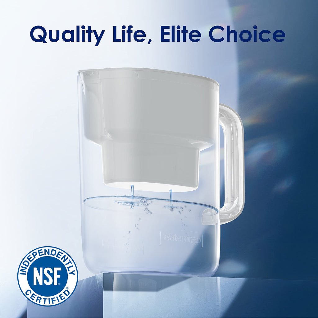 White 10-Cup Water Filter Pitcher L621745