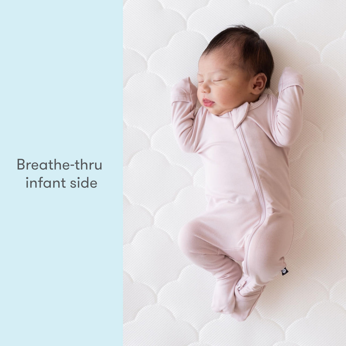 White Waterproof Crib Mattress M299401