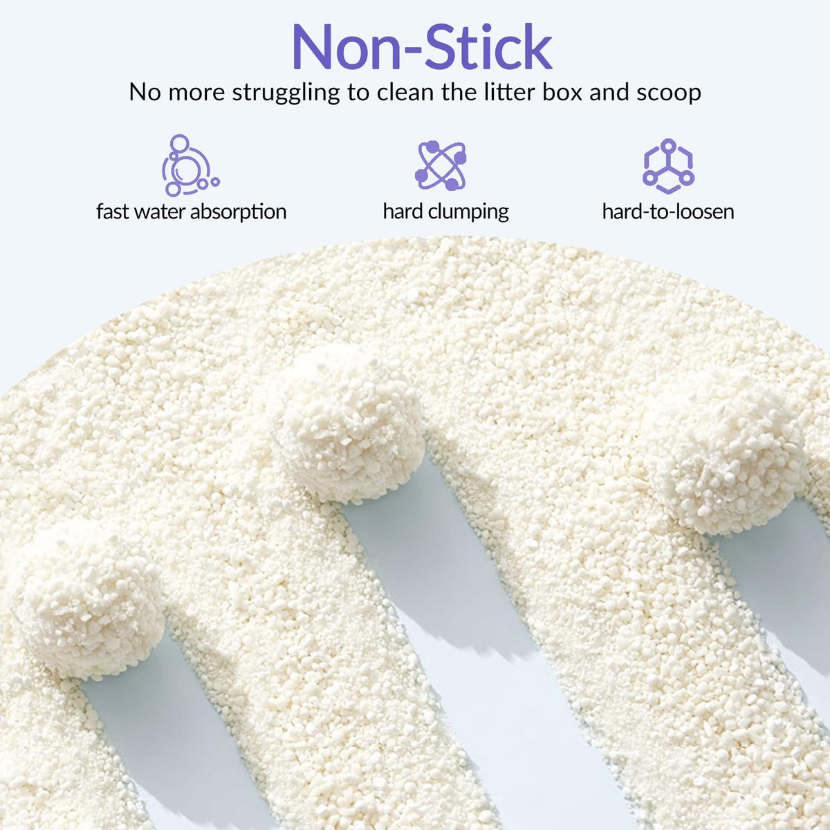 Non-Stick Ultra Clumping Unscented Cat Litter R675389
