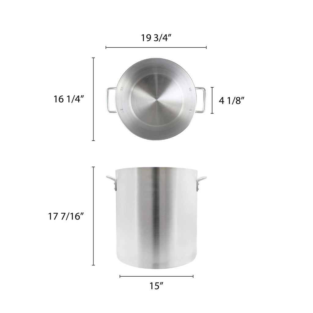 60 Quart Aluminum Stock Pot G386