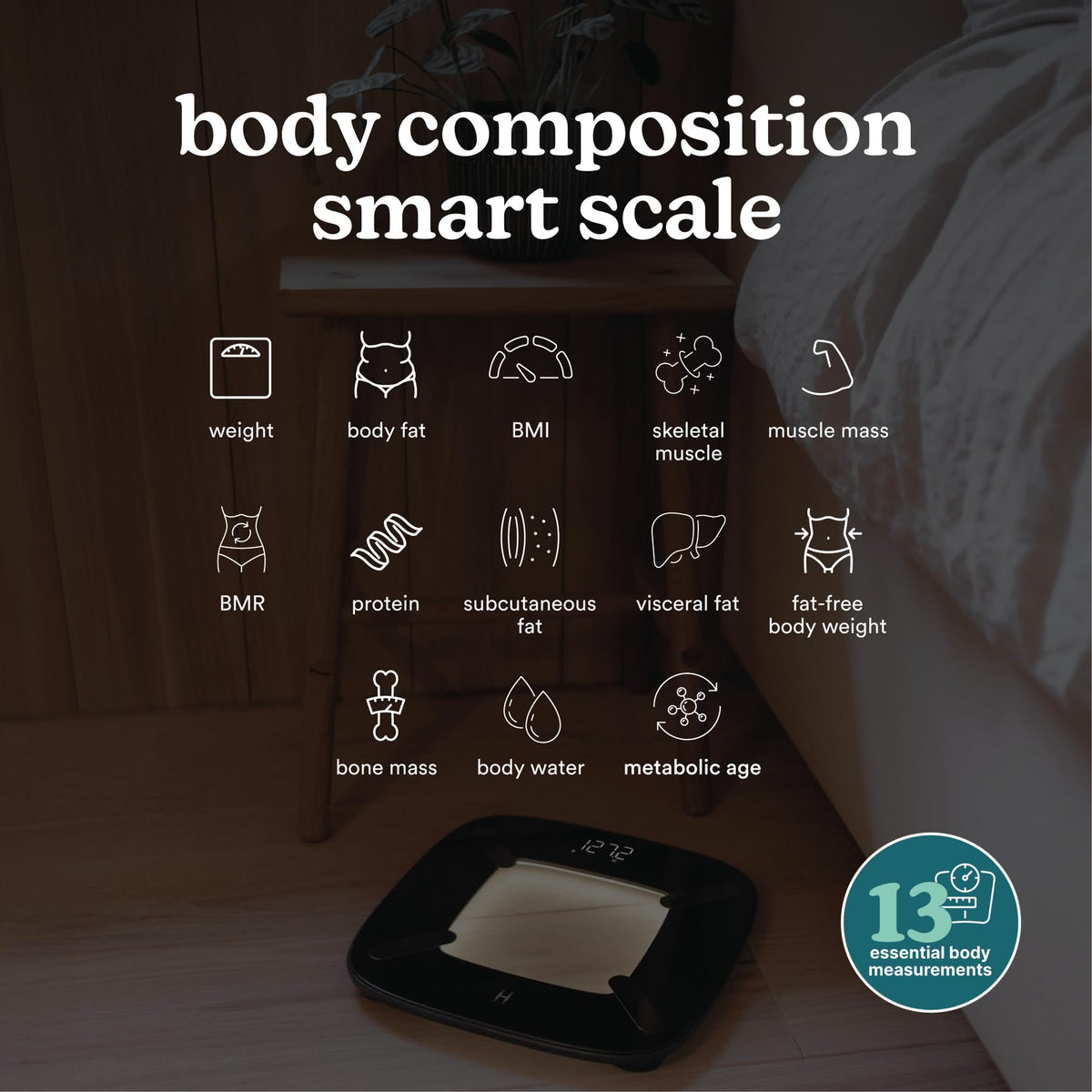 Digital Smart Scale Black J90445