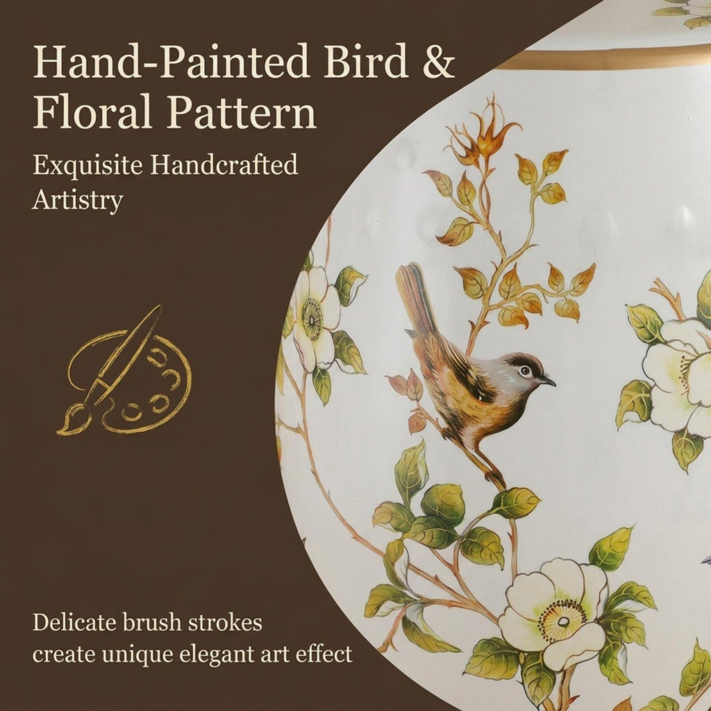 Hand-Painted Ceramic Drum Stool V882910