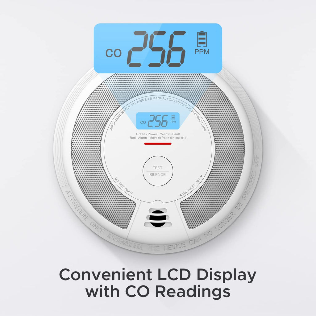 Combination Smoke & CO Alarm, 10-Year Battery, 3-Pack Z2172