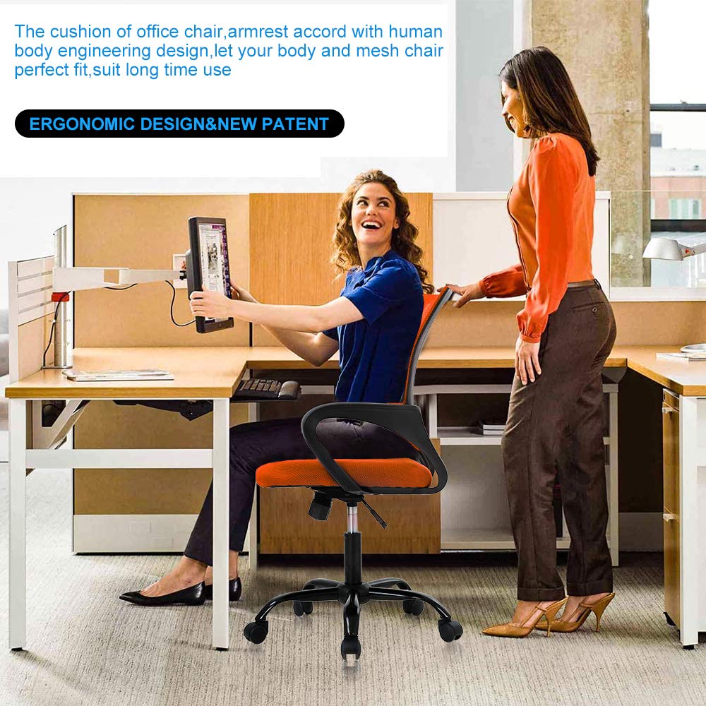 Ergonomic Mid Back Mesh Office Chair with Lumbar Support Q326