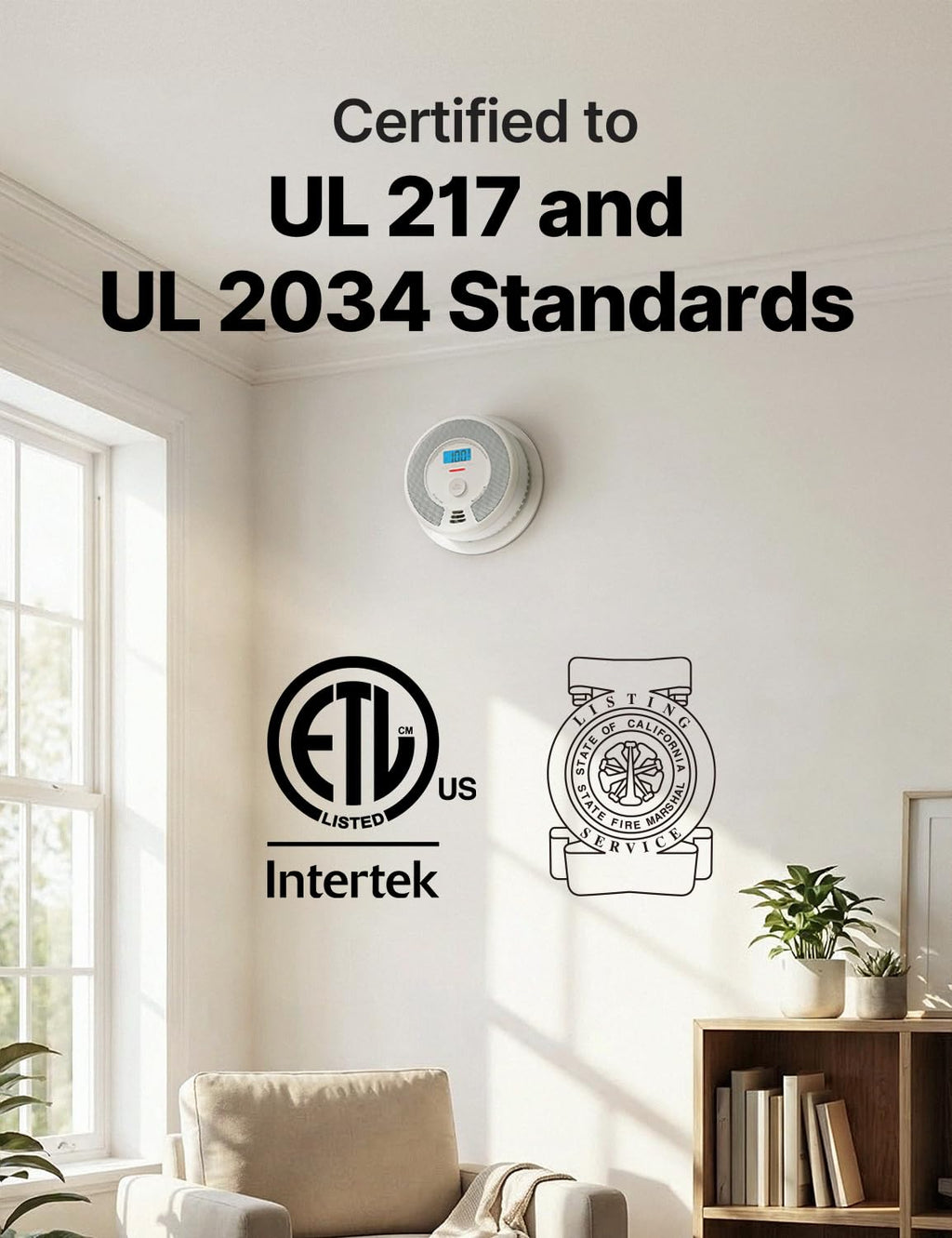 Combination Smoke & CO Alarm, 10-Year Battery, 3-Pack Z2172