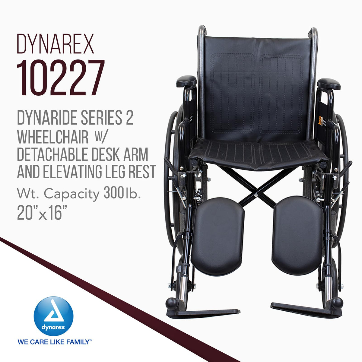 Silver Wheelchair with Detachable Desk Arms & Elevating Leg Rests O464589