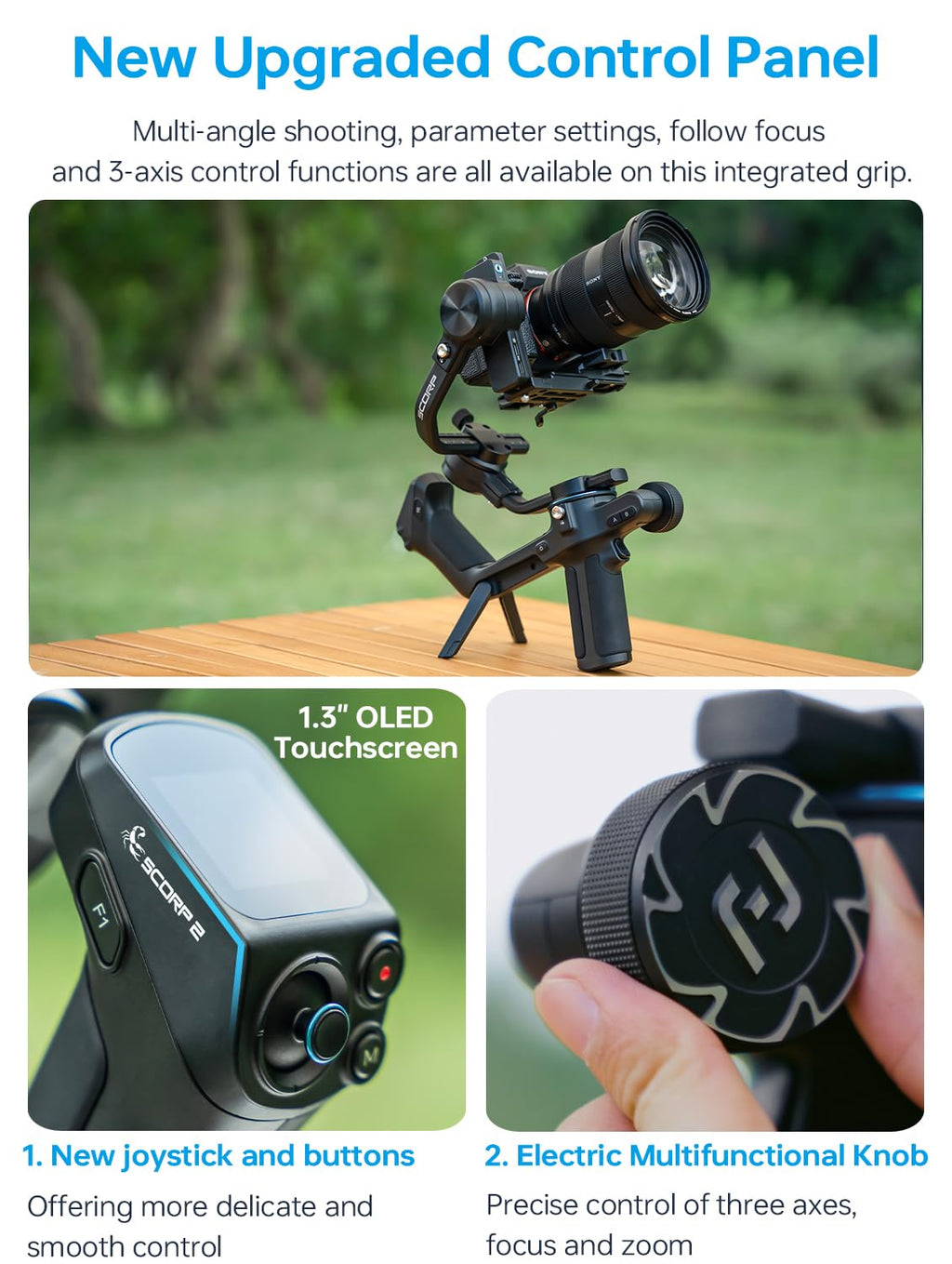 Camera Gimbal Stabilizer with AI Tracking S109487