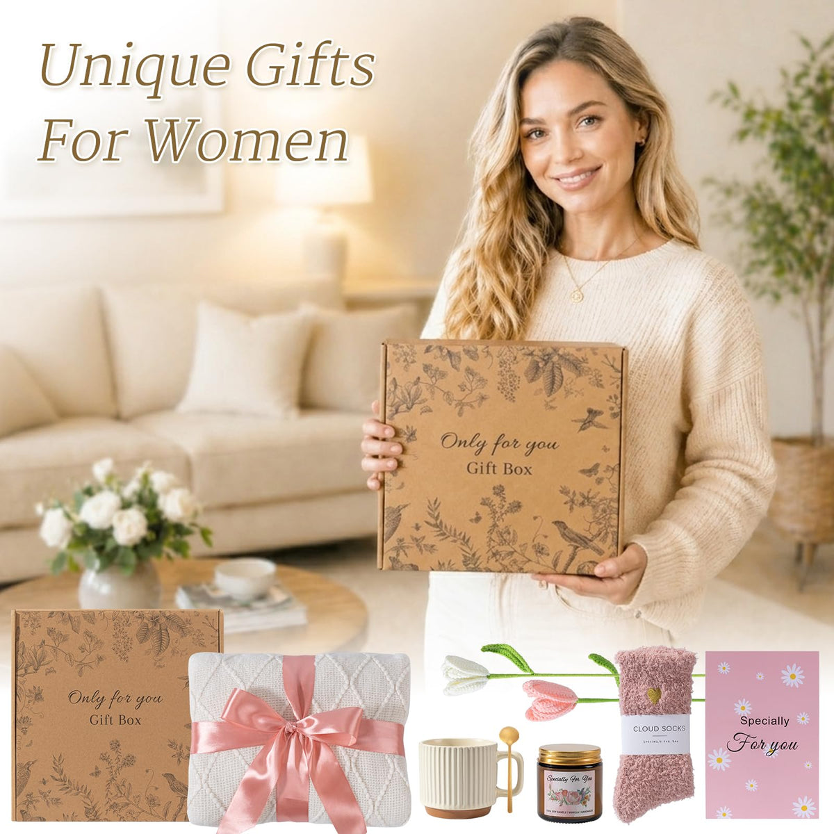 Pink Self Care Package Box D720