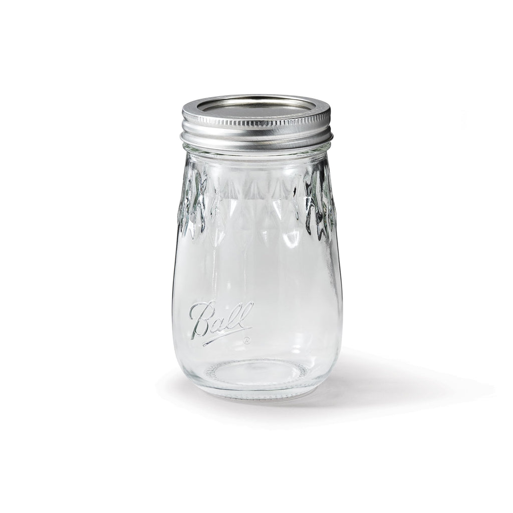 Glass Mason Jar Regular Mouth Pint Size 16 OZ Pack of 8 K43445