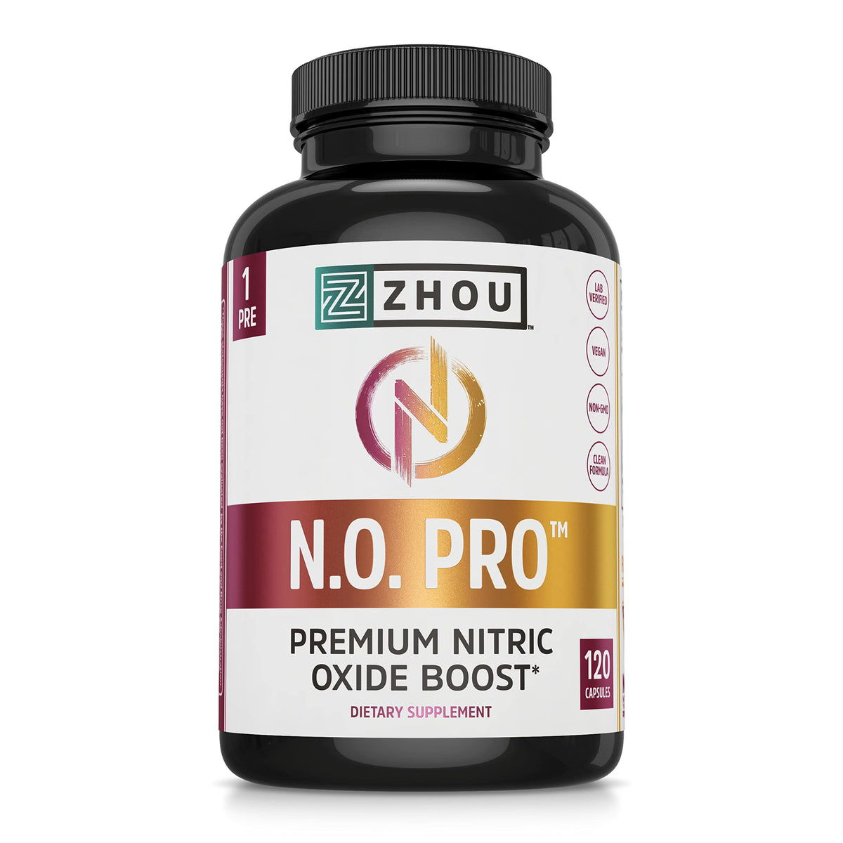 Nitric Oxide Supplement with Beet Root & L Arginine, 120 Veggie Capsules M613