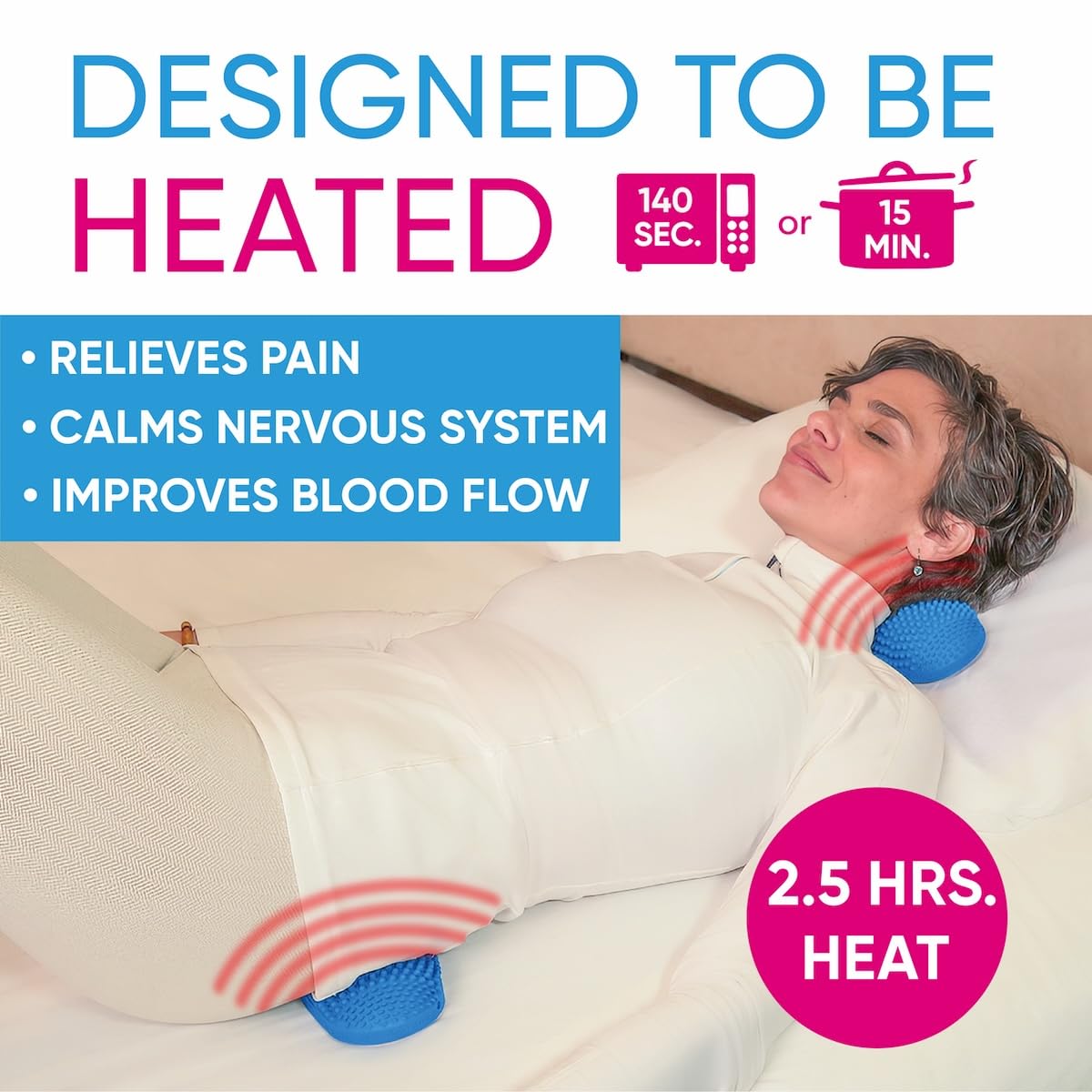 Heatable Full Body Massage Pad with Heat, Pack of 2 Z378