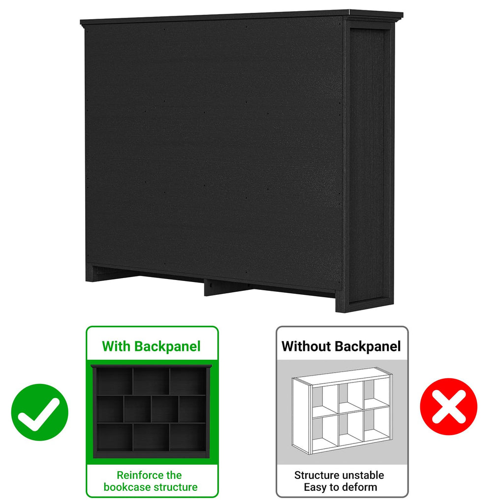 Black Cube Storage Shelf T326